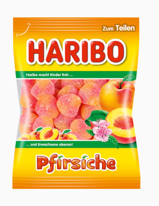 Haribo - Pfirsiche (Peaches) - Theatre Bag - 175g