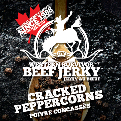 Western Survivor Jerky - Cracked Peppercorn - 45g