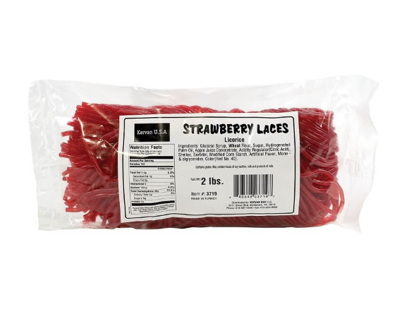 Kervan Strawberry Laces - 2lbs