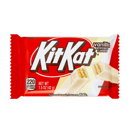 Kit Kat - Vanilla Chocolate Bar  - 42g