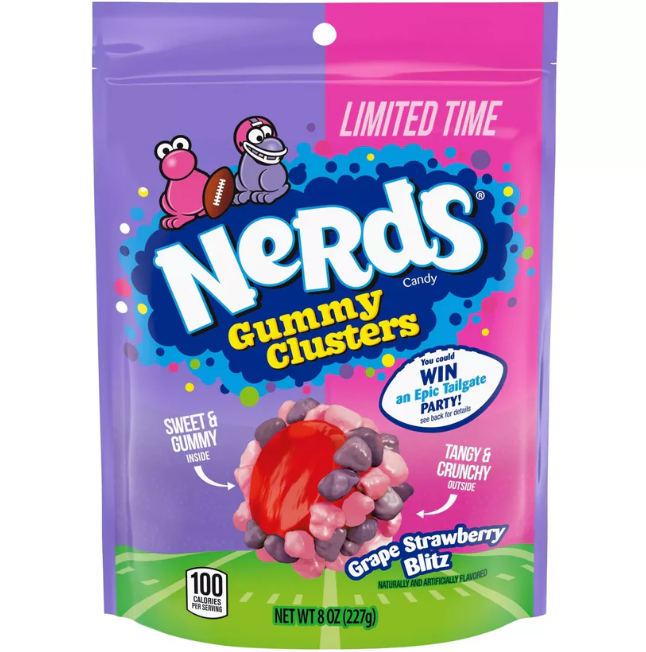 Nerds - Gummy Clusters Football - 227g (Limited Time)