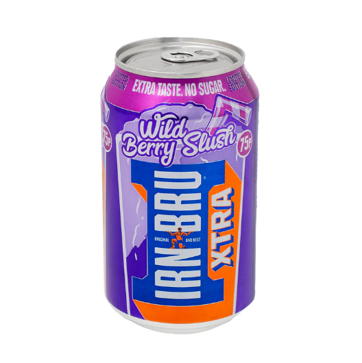 Barr - IRN-BRU Wild Berry Slush - Soda Pop - 330ml (Limited Time)