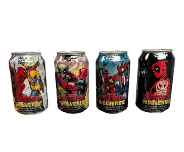 High Up - Deadpool & Wolverine - Ramune Strawberry Daifuku Sparkling Water - 330ml (Japan)