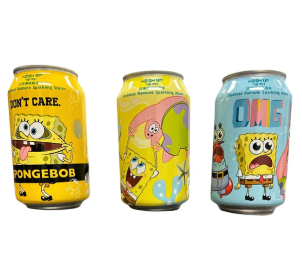 High Up - Sponge Bob - Ramune Sparkling Water - 330ml (Japan)