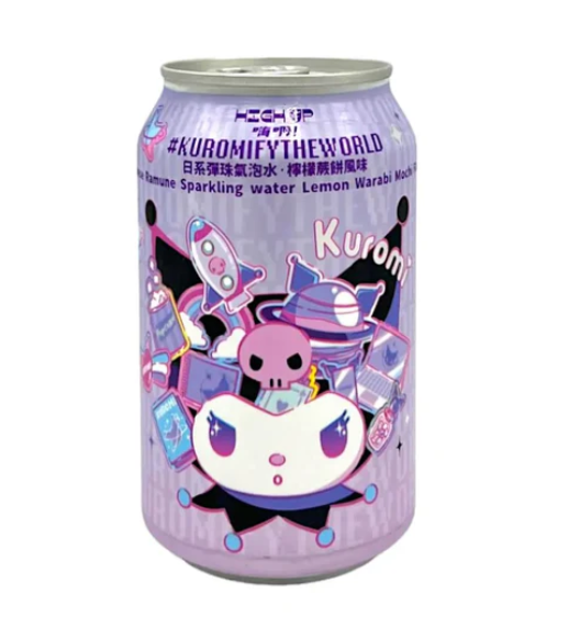 High Up - Kuromi - Ramune Lemon Warabi Mochi Sparkling Water - 330ml (Japan)