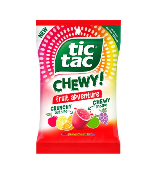 Tic Tac - Chewy Fruit Adventure - 80g