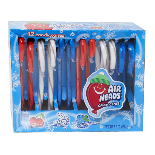 Air Heads - Candy Canes - 12pk 150g