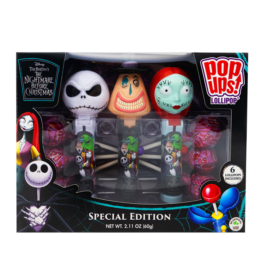 POP-UPs - Nightmare Before Christmas - Lollipop Dispenser - 3pk