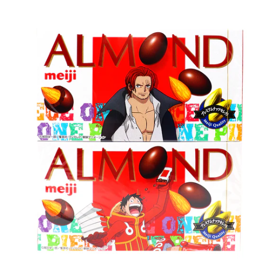 Meiji - One Piece Almond Chocolate - 79g (Japan)