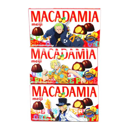 Meiji - One Piece Macadamia Chocolate - 64g (Japan)