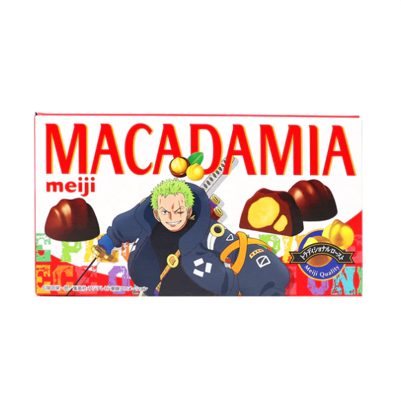 Meiji - One Piece Macadamia Chocolate - 64g (Japan)