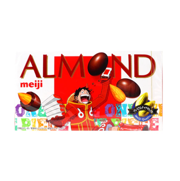 Meiji - One Piece Almond Chocolate - 79g (Japan)