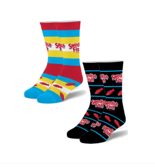 Swedish Fish Socks 2-Pack