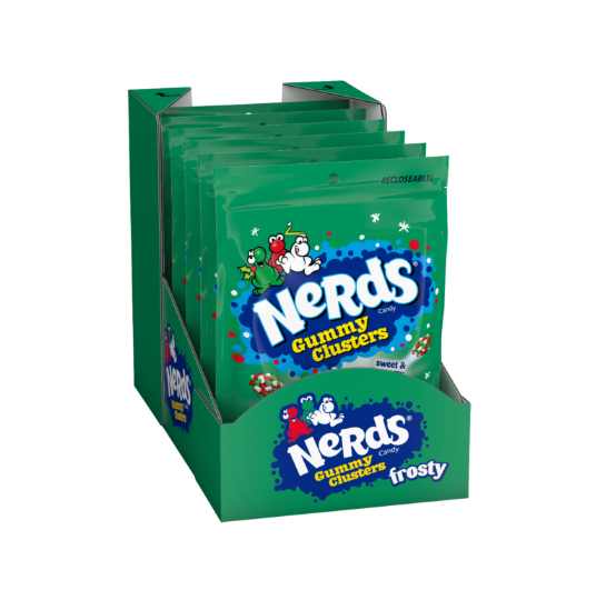 Nerds Holiday Frosty Gummy Clusters - Family Share Pack - 227g