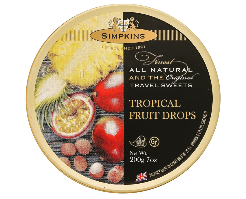 Simpkins - Tropical Fruit Drops - 200g (UK)