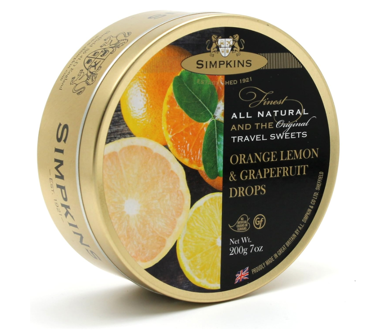 Simpkins - Orange Lemon & Grapefruit Drops - 200g (UK)