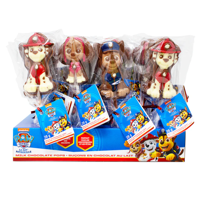 Paw Patrol - Chocolate Pops - 28g