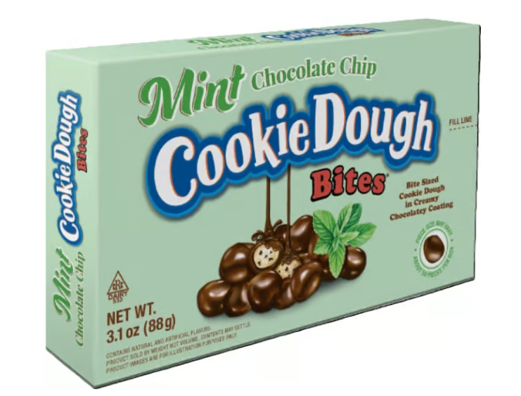 Cookie Dough Bites Mint Chocolate Chip - Theatre Box - 88g