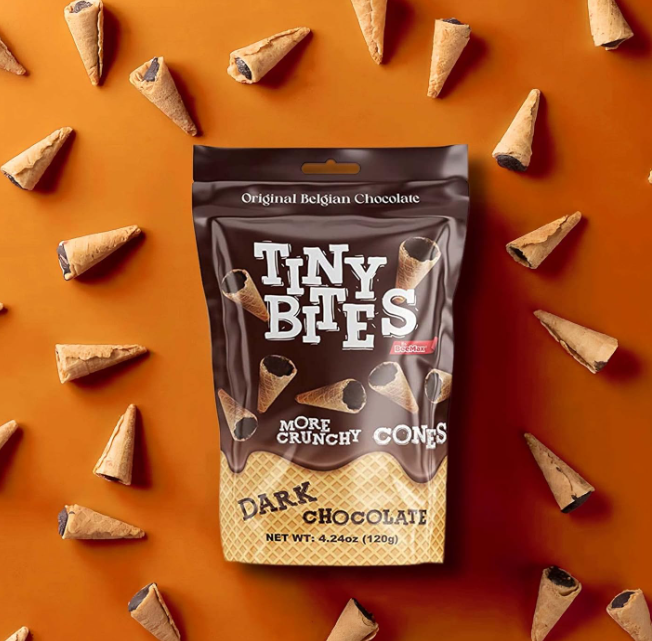 BeeMax - Tiny Bites Dark Chocolate Cones - 120G