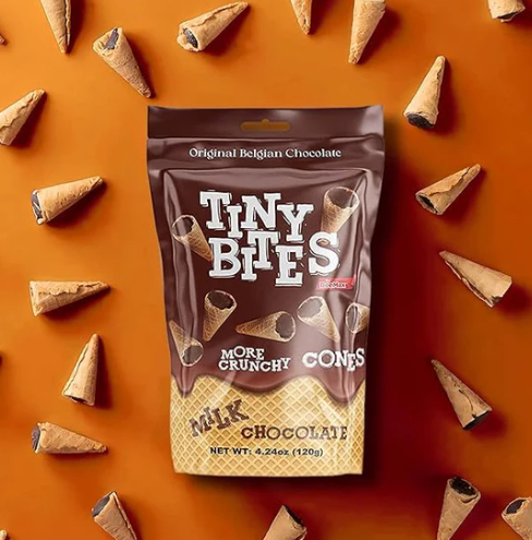 BeeMax - Tiny Bites Milk Chocolate Cones - 120G