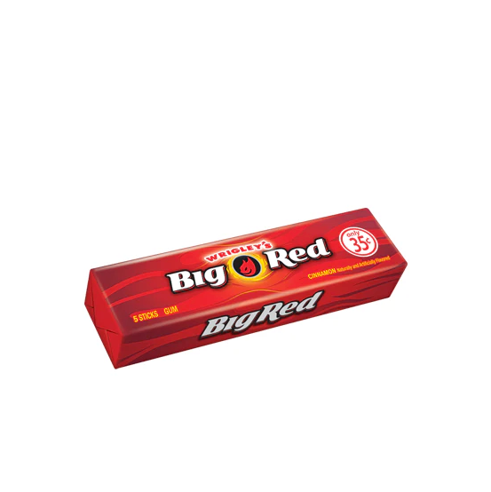 Wrigley's - Big Red Gum - 5 Sticks/pack (check price pls)