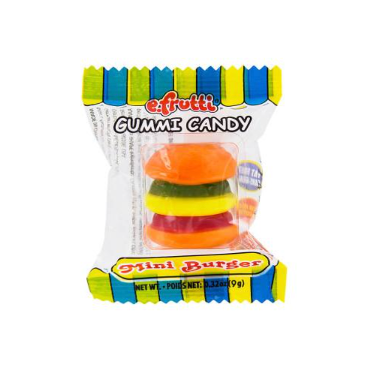 eFrutti - Gummi Mini Burgers - 9g