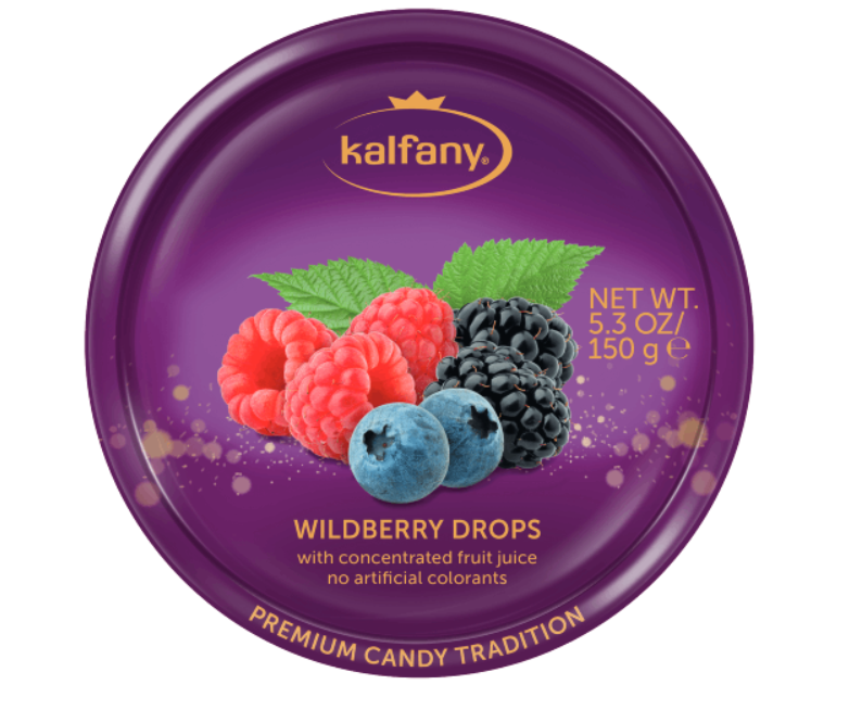 Kalfany - Wild Berry Drops Tin - 150 (Germany)