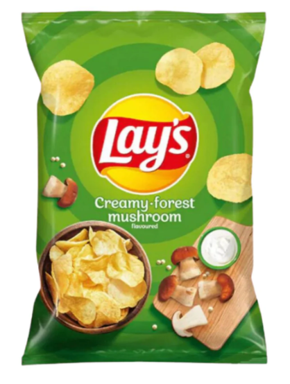 Lays - Creamy Forest Mushrooms - 130g (UK)