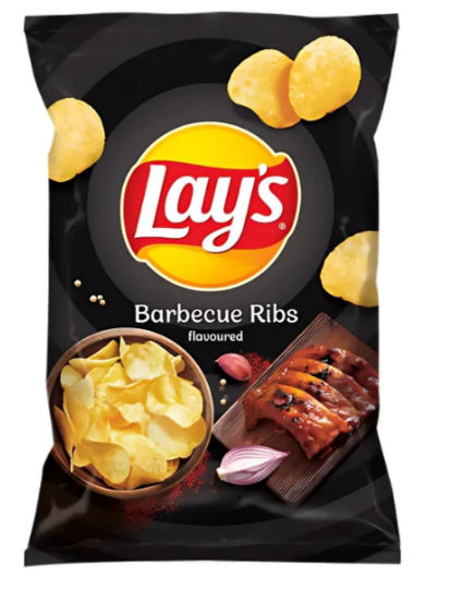 Lays - Barbeque Ribs - 130g (UK)