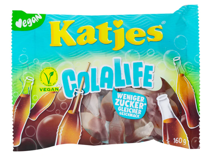 Katjes- ColaLife (Cola Bottles) - Theatre Bag - 160g (Germany)