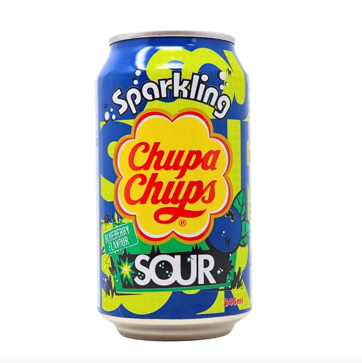 Chupa Chups - Sour Blueberry - Soda Pop - 345ml (Korea)