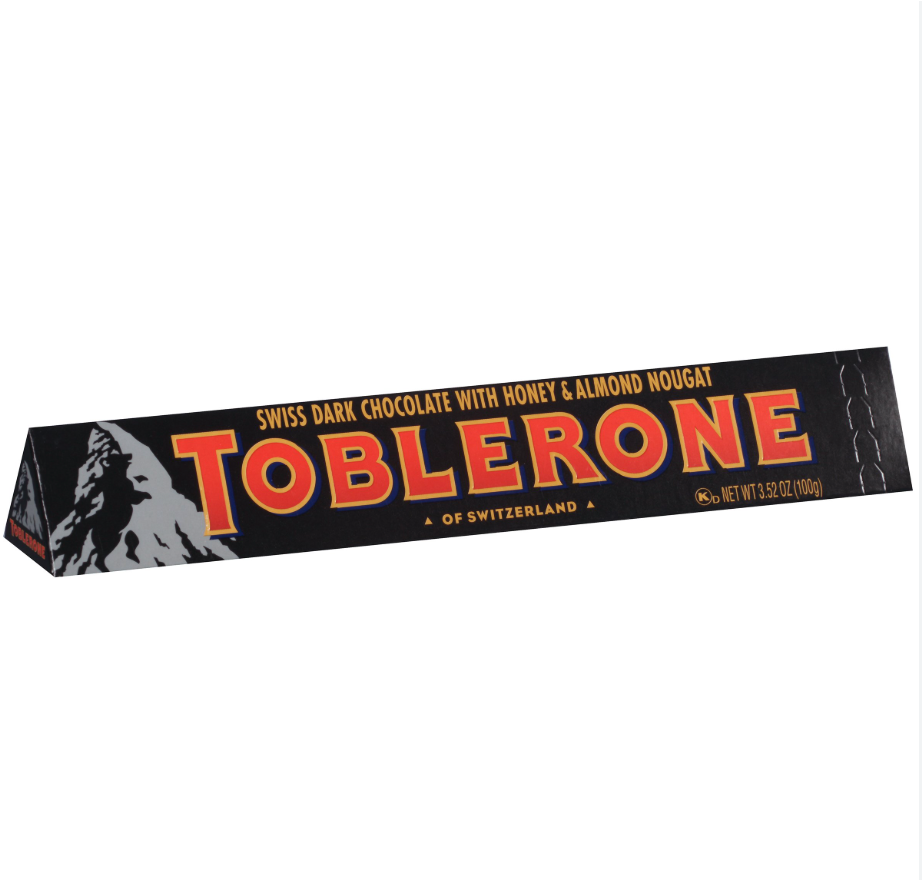 Toblerone - Dark Chocolate Bar - 100g (Switzerland)