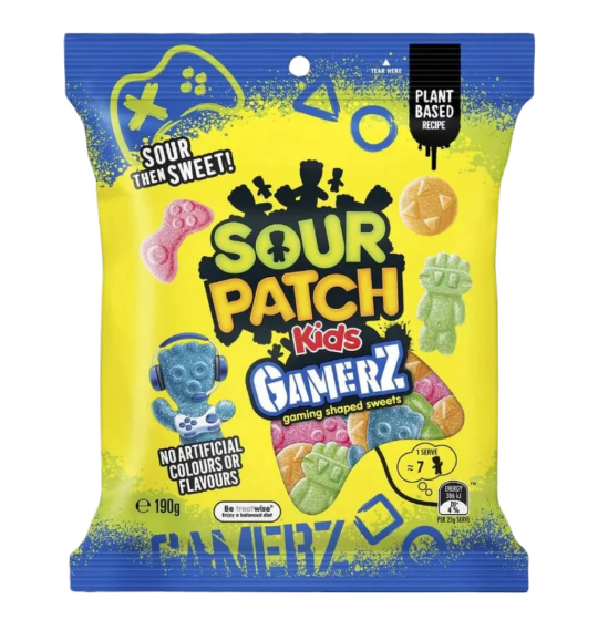 Sour Patch Kids - Gamerz - Theatre Bag - 190g (Australia)