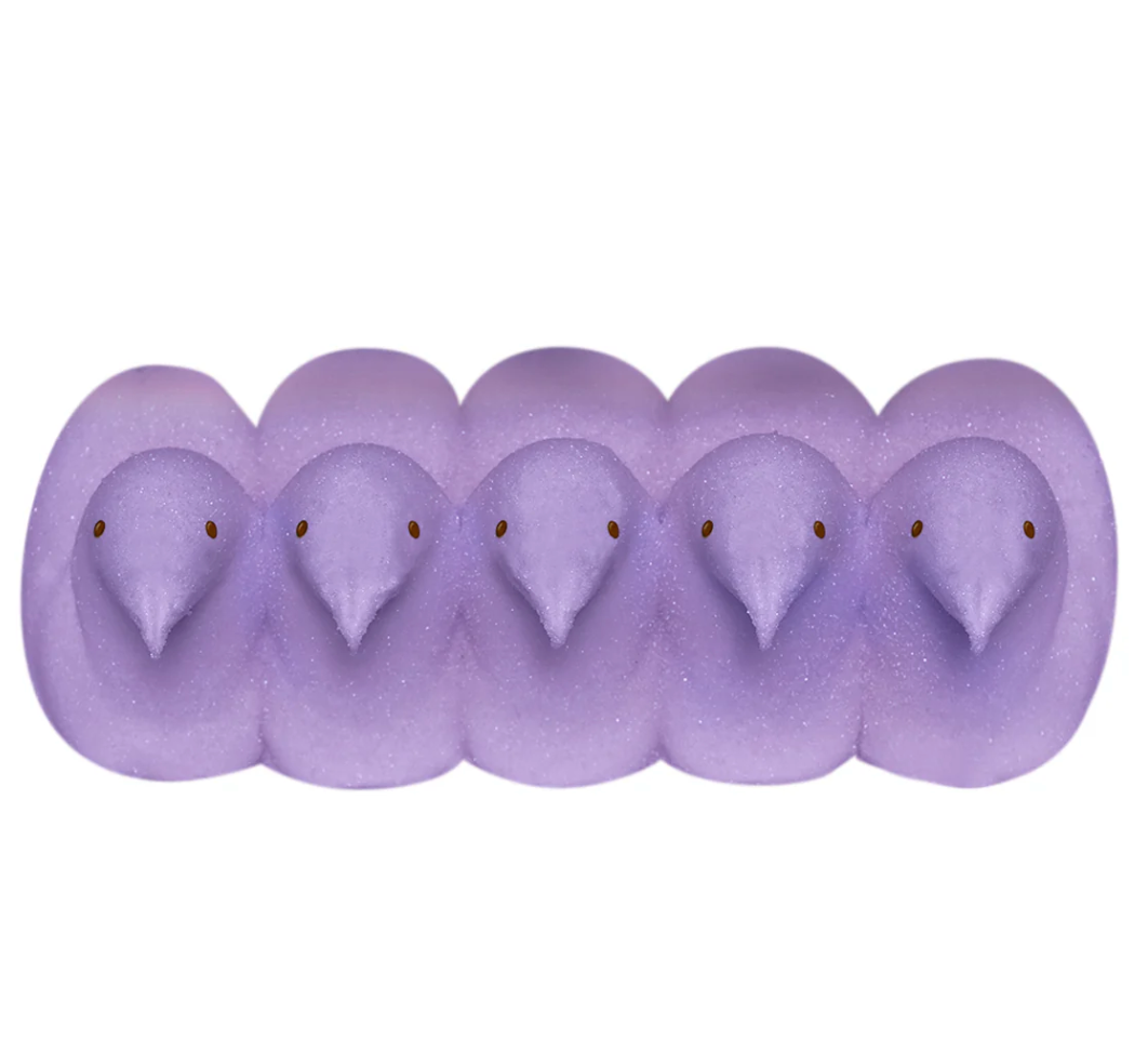 Peeps - Marshmallow Lavender Chicks - 5pack - 42g (USA)