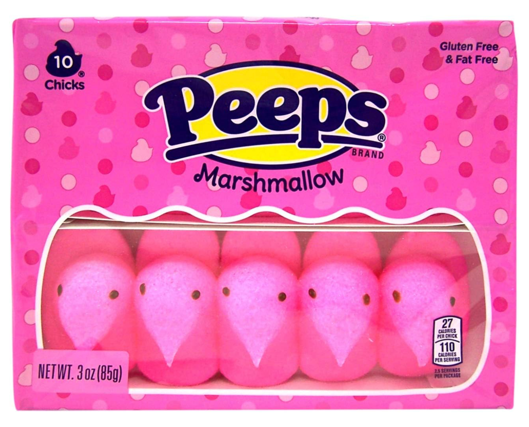 Peeps - Marshmallow Pink Chicks - 10pack - 85g (USA)