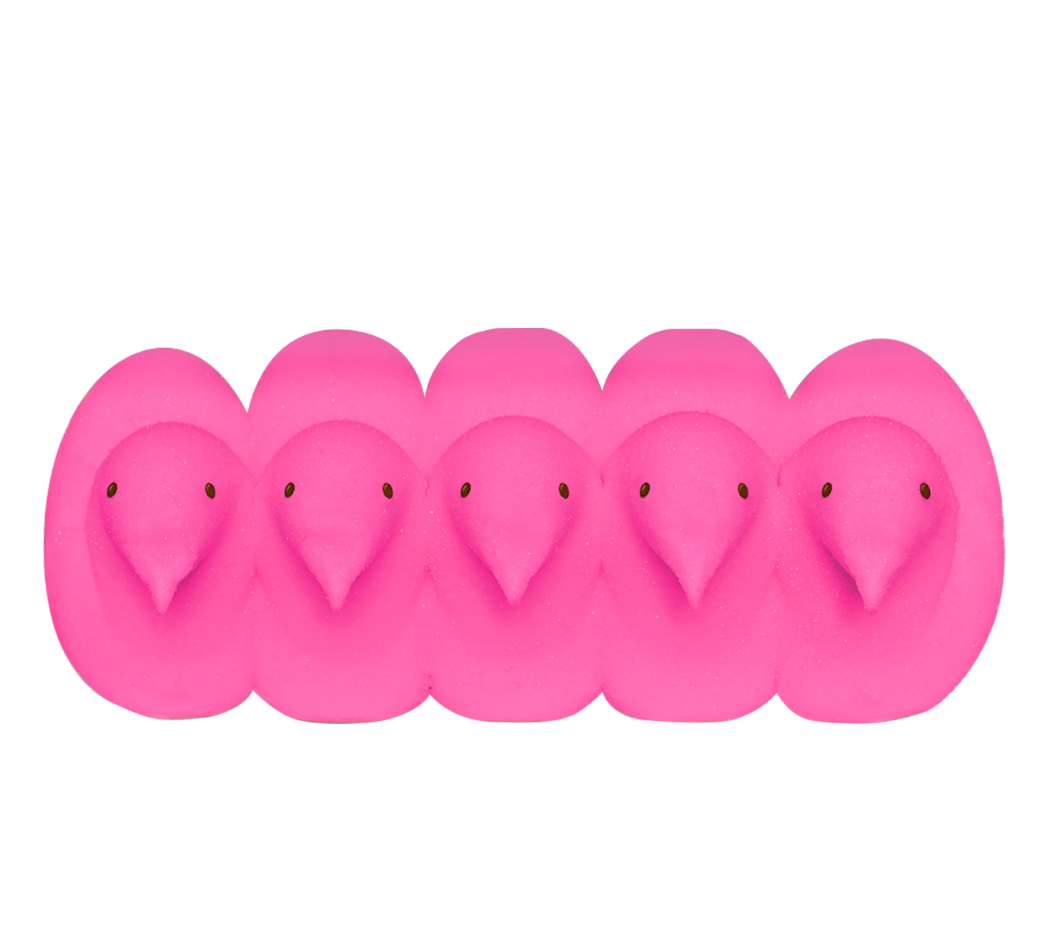 Peeps - Marshmallow Pink Chicks - 10pack - 85g (USA)