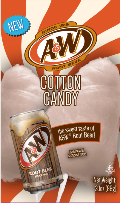 Taste Of Nature - A&W Root Beer Cotton Candy - 88g (USA)