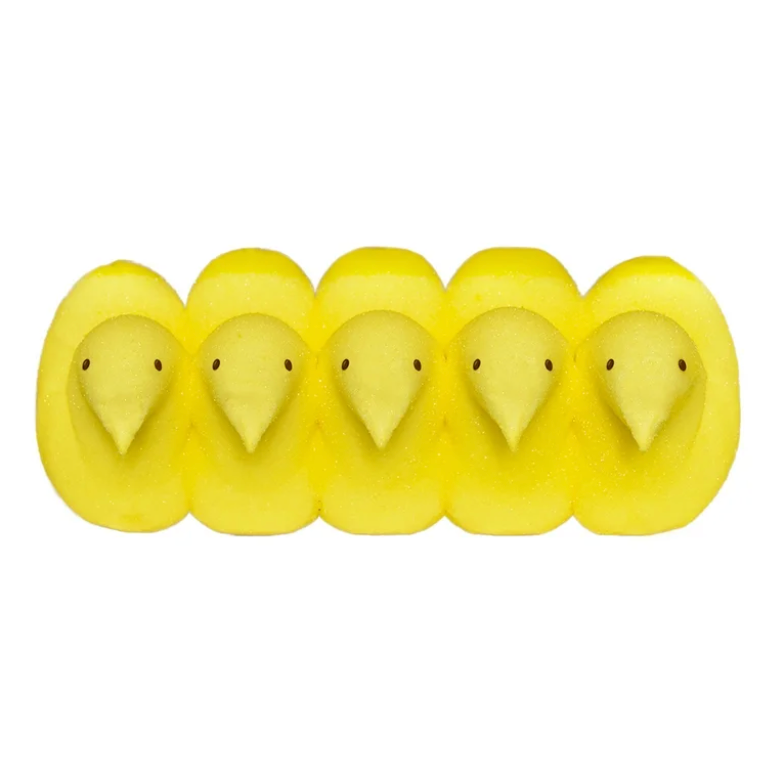 Peeps - Marshmallow Yellow Chicks - 5pack - 42g (USA)