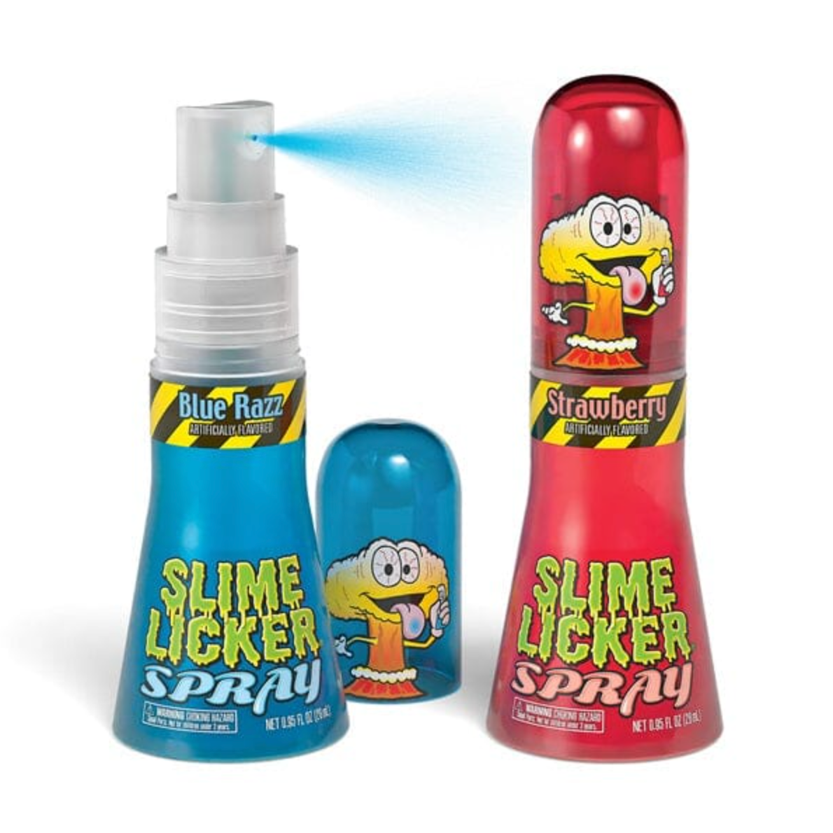 Toxic Waste - Slime Licker Spray- Blue Razz & Strawberry - 0.9oz