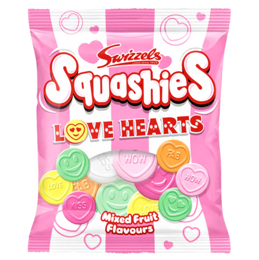 Swizzels - Love Hearts - Theatre Bag - 120g (UK)