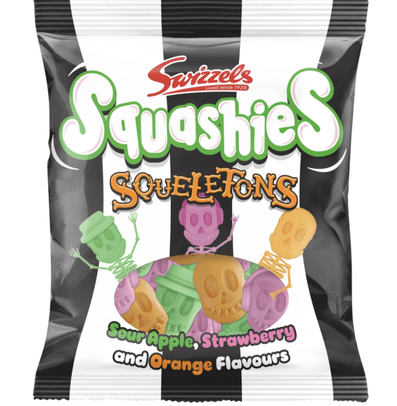 Swizzels - Skeletons Squashies - Theatre Bag - 120g (UK)
