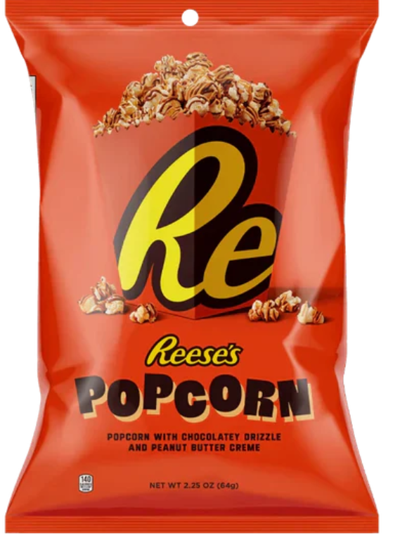 Reese's - Chocolate Peanut Butter Drizzled Popcorn - 63g