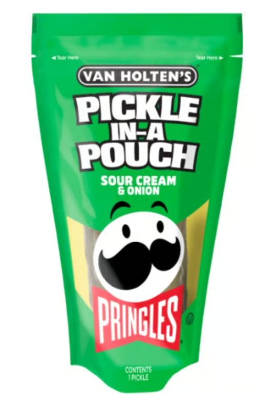 Van Holten's - Pringles Sour Cream and Onion - Pickle in a Pouch - 1 Pickle
