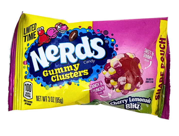 Nerds Gummy Clusters - Cherry Lemonade Blitz - 85g