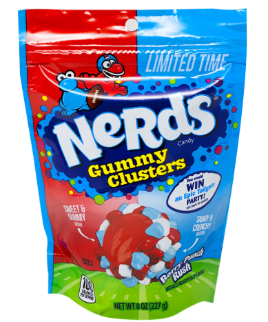 Nerds Gummy Clusters - Berry Punch Rush - 226g