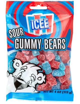 Icee - Sour Gummy Bears Bag - 113g