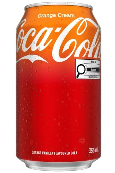 Coca Cola - Orange Cream - Soda Pop - 355ml