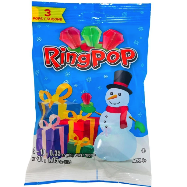 Topps - Ring Pop 3 pack - 30g