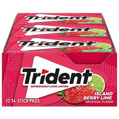 Trident - Island Berry Lime Gum - 1 pack