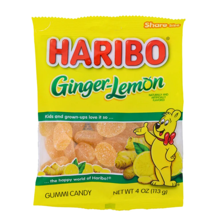 Haribo - Ingwer-Zitrone (Ginger Lemon)  - Theatre Bag - 113g